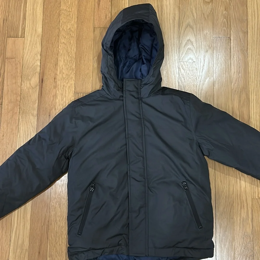 Boys Size M black winter coat from Old Navy